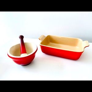 LE CREUSET set of 2